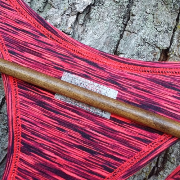 ATHLETA Bright Pink Pattern Tank Top XL - Picture 2 of 3